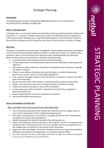 Strategic Planning Information Sheet