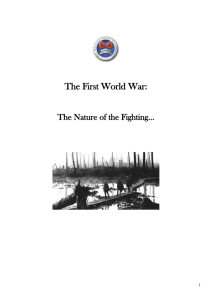 WW1 overview booklet.doc - Western Front Association