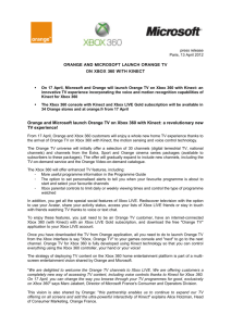 press release Paris, 13 April 2012 ORANGE AND MICROSOFT