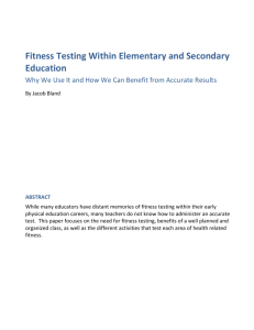 Fitness Testing - Atlanta Public Schools