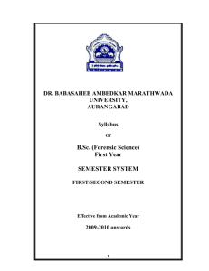 B.Sc._Forensic_I.doc - Dr. Babasaheb Ambedkar Marathwada