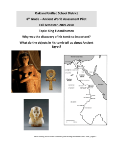 Part I: Introduction to King Tutankhamun