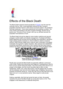 Effects of the Black Death