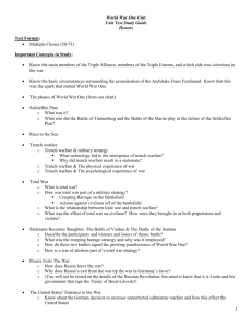 WWI Unit 2015-2016 - Study Guide.doc - cacacewhs2015-2016