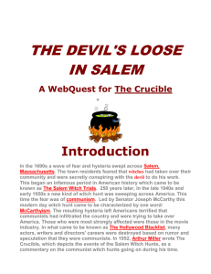 the devil`s loose in salem