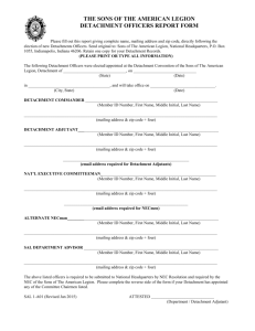 Detachment Officer doc Report Form