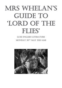 Miss Wheater`s Guide to `Lord of the Flies`