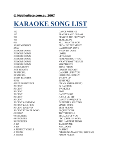 to our song list (ms word format)