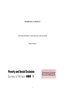 youth, poverty and social exclusion