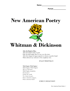A New American Poetry