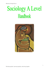 SociologyHandbook.doc - Whitchurch High School