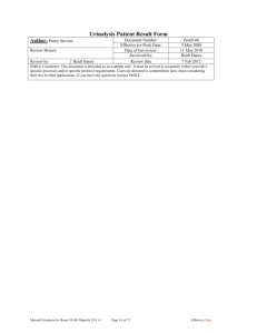 Pro6.8-06 Manual UA Dipstick Result Report Form