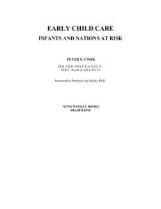 early child care - Australian Human Rights Commission