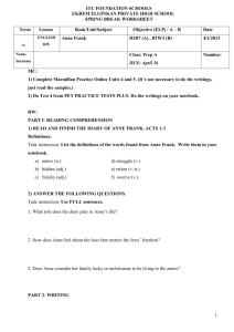 Term Lesson Book/Unit/Subject Objective (ELP) / A – B Date 1st