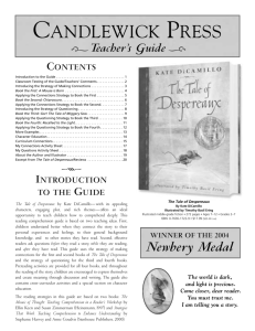 Teacher's Guide - Candlewick Press