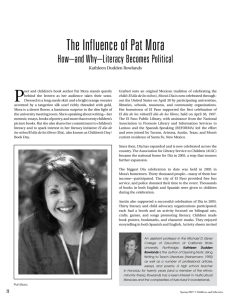 The Influence of Pat Mora: How – and Why – Literacy Becomes