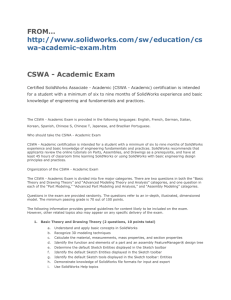 CSWA - Academic Course Outline