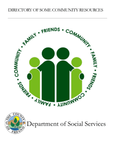 directory of community services