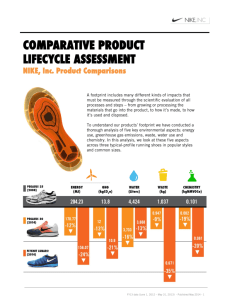 Comparative Product Lifecycle Assessment