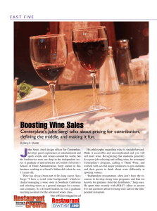 Boosting Wine Sales