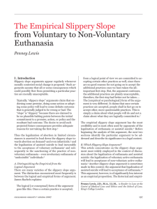 The Empirical Slippery Slope from Voluntary to Non
