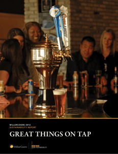 Great thinGs on tap