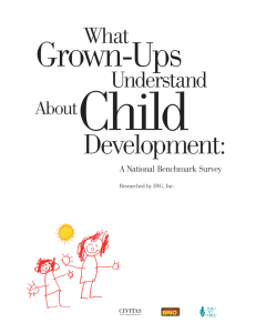 What Grown-Ups Understand About Child Development