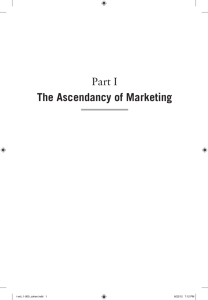 The Ascendancy of Marketing