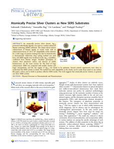Atomically Precise Silver Clusters as New SERS Substrates