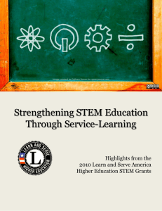 Strengthening STEM Education Through Service