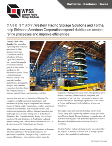 CASE STUDY: Western Pacific Storage Solutions and Fortna help