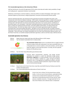 FS 6: Sustainable Agriculture at the University of Illinois Sustainable