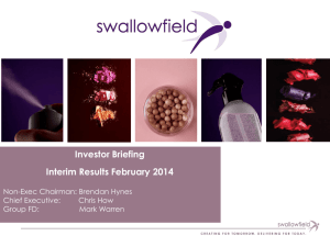 Swallowfield presentation