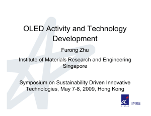 OLED Activity and Technology Development