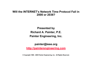 Will the INTERNET's Network Time Protocol Fail in 2000 or 2036