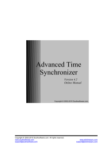- Advanced Time Synchronizer