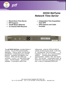 3223A NetTyme Network Time Server