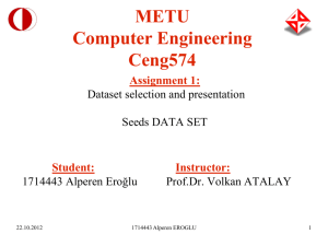 METU Computer Engineering Ceng530