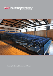 Seating for Sport, Education and Theatre