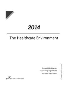 Joint Commission 2014 Update - Florida Healthcare Engineering