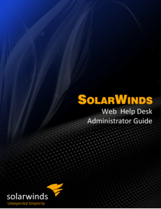 SolarWinds Web Help Desk Admin Guide