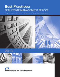 Best Practices - Real Estate Management Service