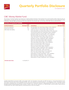 CIBC Money Market Fund