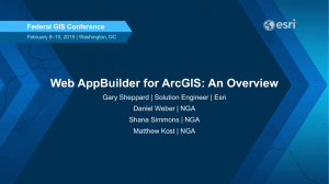 Web AppBuilder for ArcGIS: An Overview