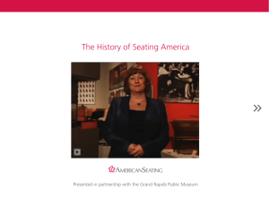 The History of Seating America