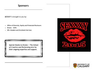 Sponsors - University of Calgary