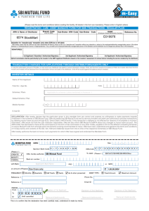 m-Easy Application Form