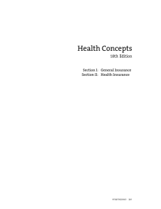 Health Concepts Guide - Adult Education & CE Classes on