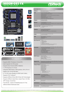 AMD 760G + SB710 Chipsets