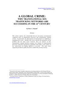 a global crime - The Internet Journal of Criminology